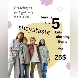 Kids Casual Bottoms - Light Gray